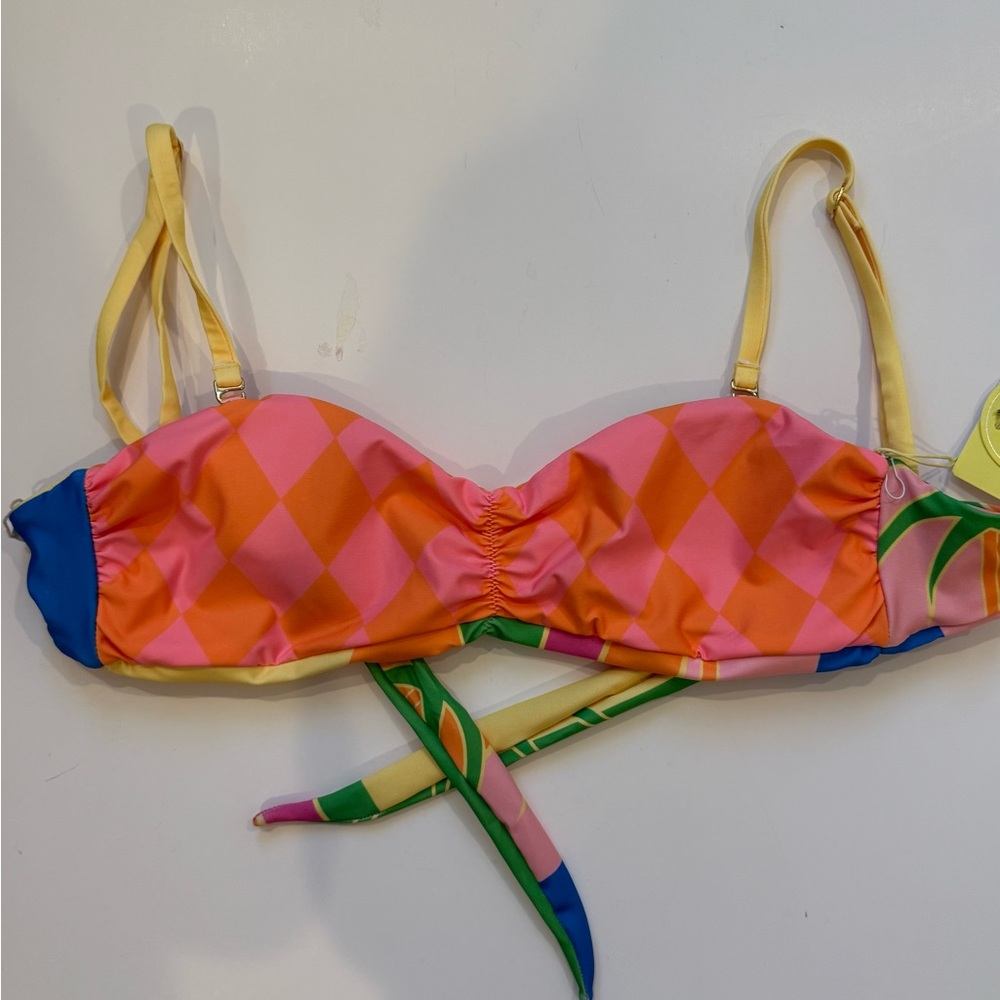 Maaji Pink and Orange Reversible Bathing Suit - Picture 9 of 9